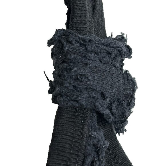 Open Crochet Top Scoop Neck Sleeveless 3X Black Boho Beachy Feastival Lagenlook - Picture 4 of 4